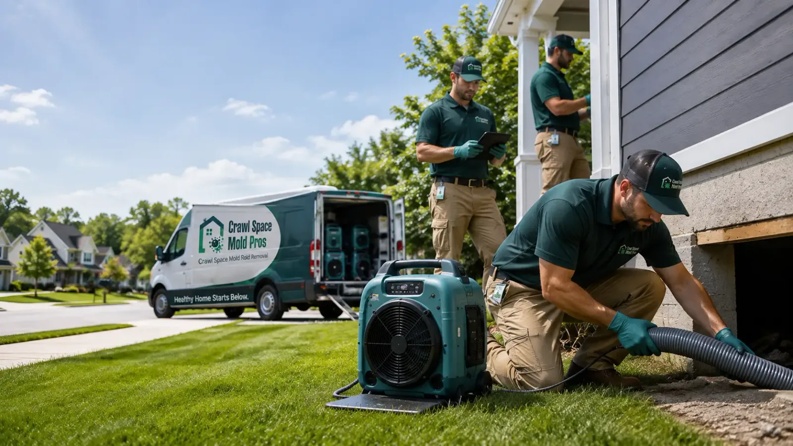 Crawl Space Mold Removal in Cotuit, MA